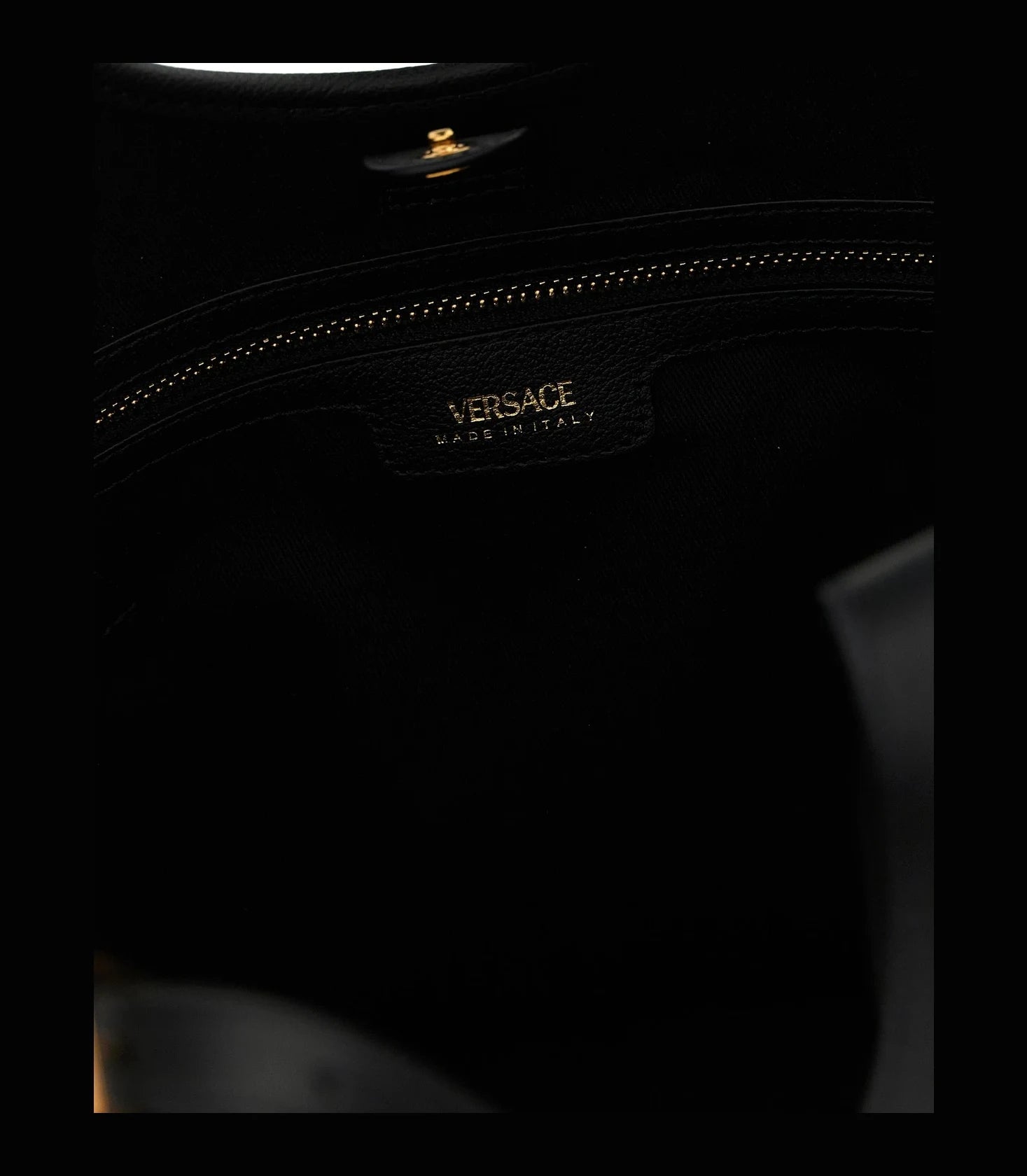 Versace Tote Bag in black, Cotton — view 4