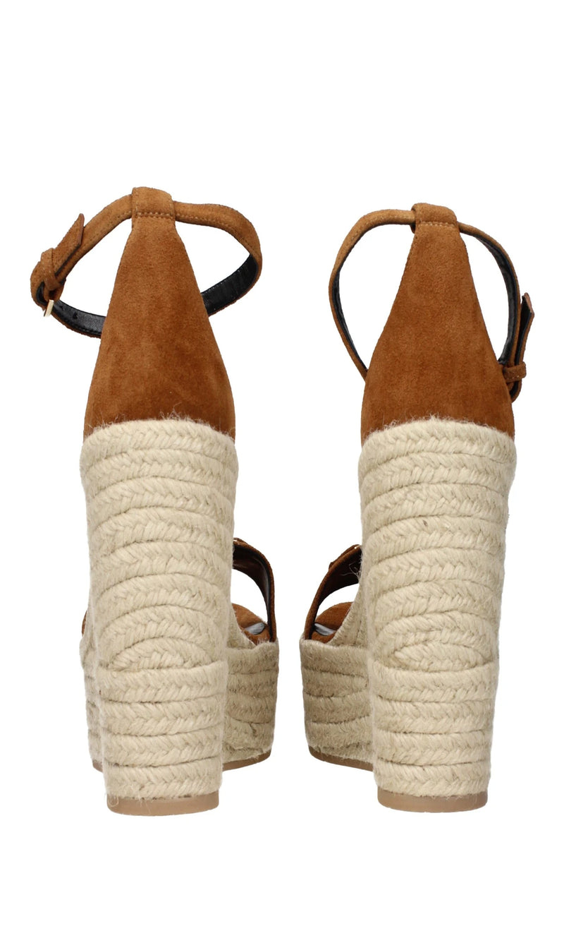 Versace Wedges in brown — view 5