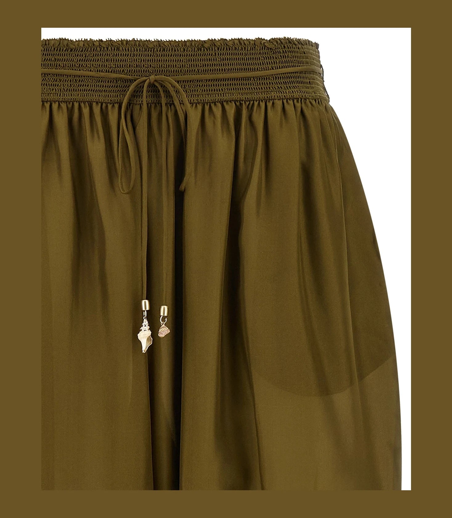 Zimmermann Harem Pant in brown, Silk — view 3