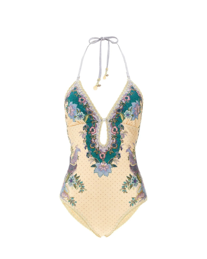 Zimmermann One-Piece Swimsuit in multicolor, Polyamide
