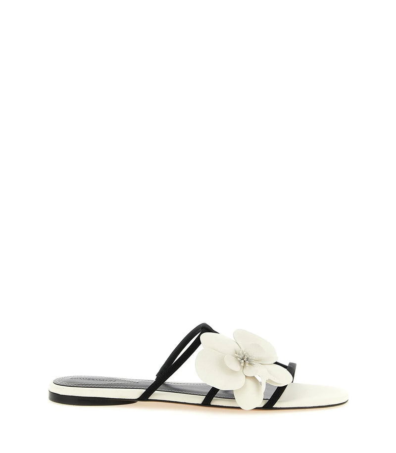 Zimmermann Slides in white, Leather